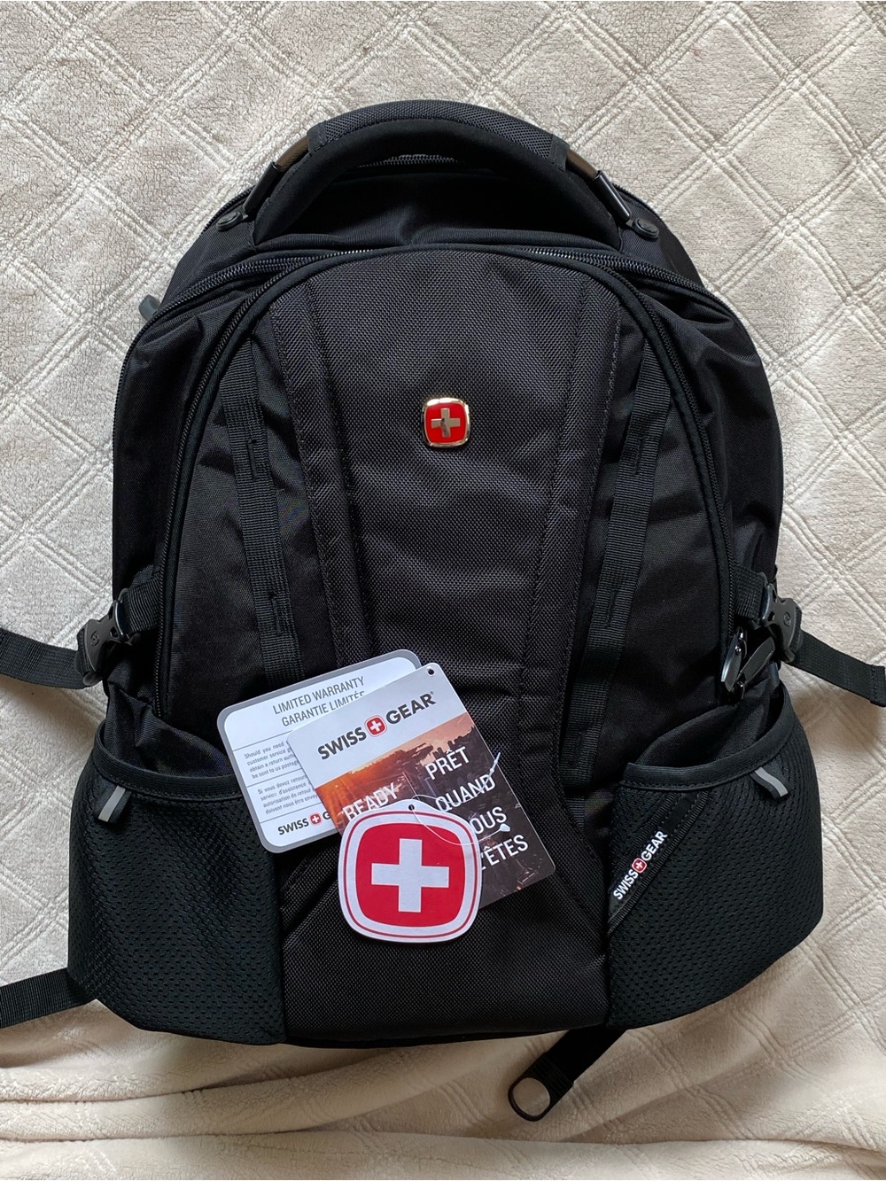 LIKE NEW swissgear scansmart black laptop travel backpack -tons of pockets!